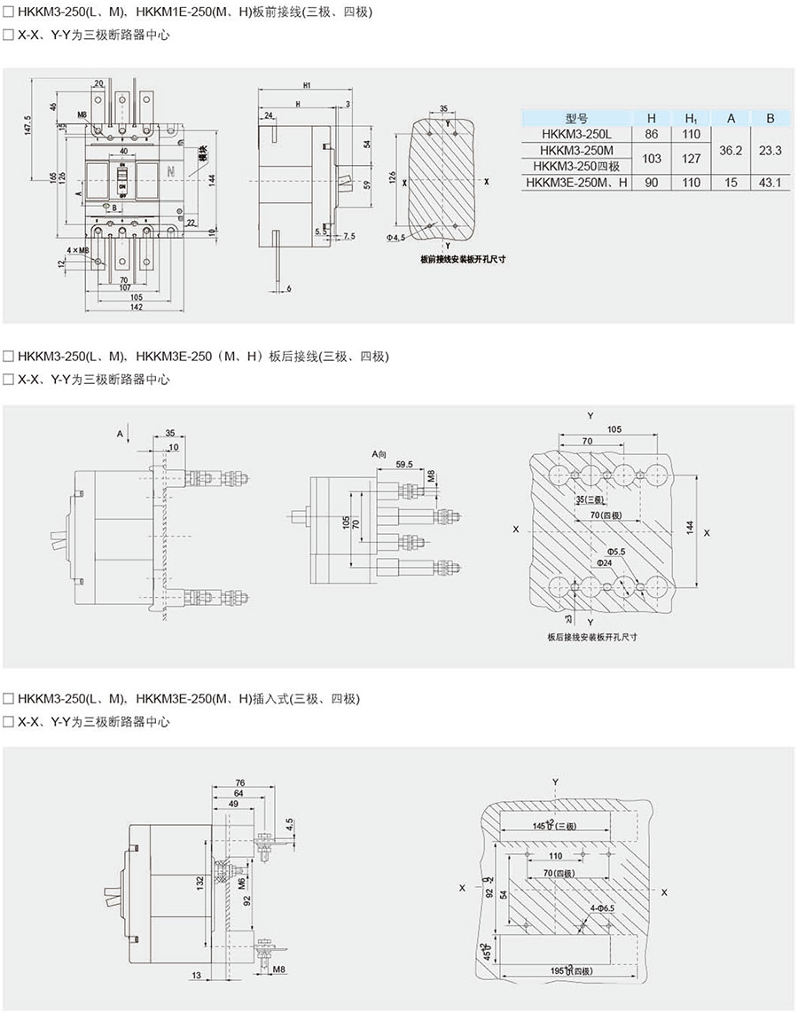 HKKM3E板前接线图