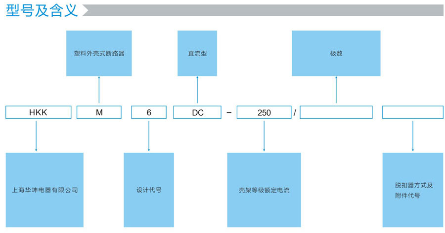 HKKM6DC断路器型号及含义